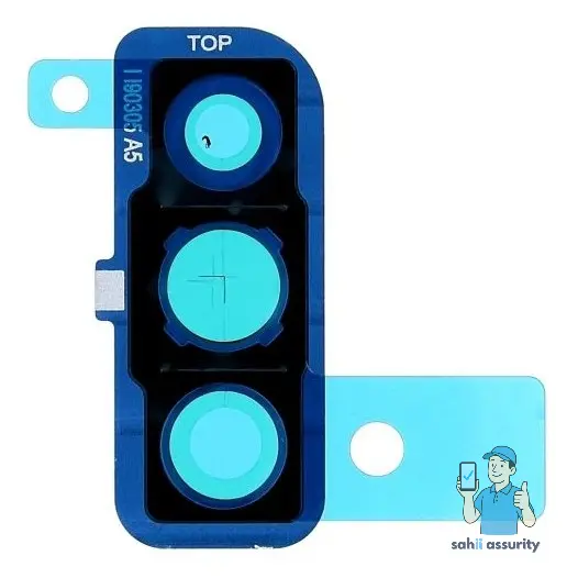 Camera Lens Glass with Frame for Samsung Galaxy A50 Blue thumbnail